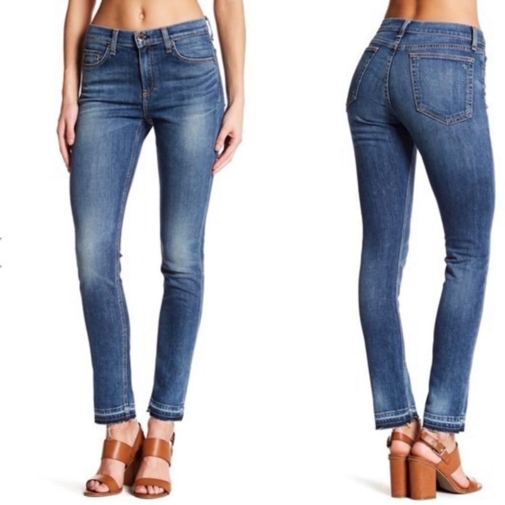 Rag & Bone 10”Dre High Rise Slim Boyfriend Jean 27